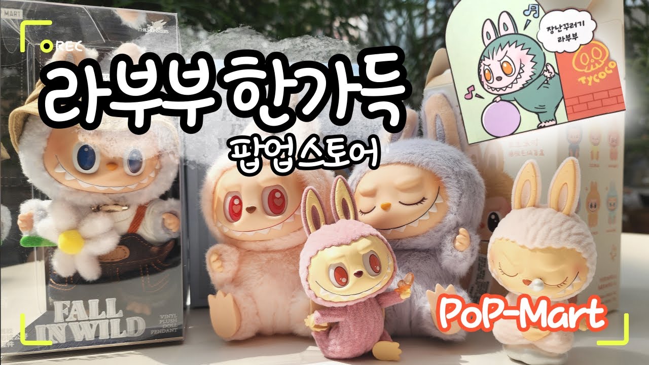 팝마트 팝업!! 라부부가 주인공!!