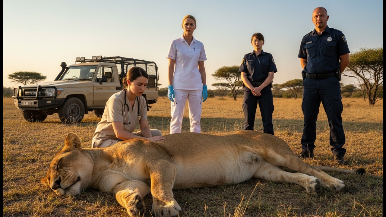 Rescue a Pregnant Lioness on the Brink of Death as Rescuers Race Against Time
