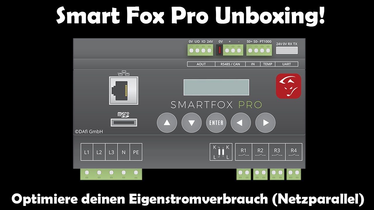SmartFOX PRO - OPTIMIERTER Eigenverbrauch für deine PV - Anlage (Netzparallel Inverter) Unboxing!