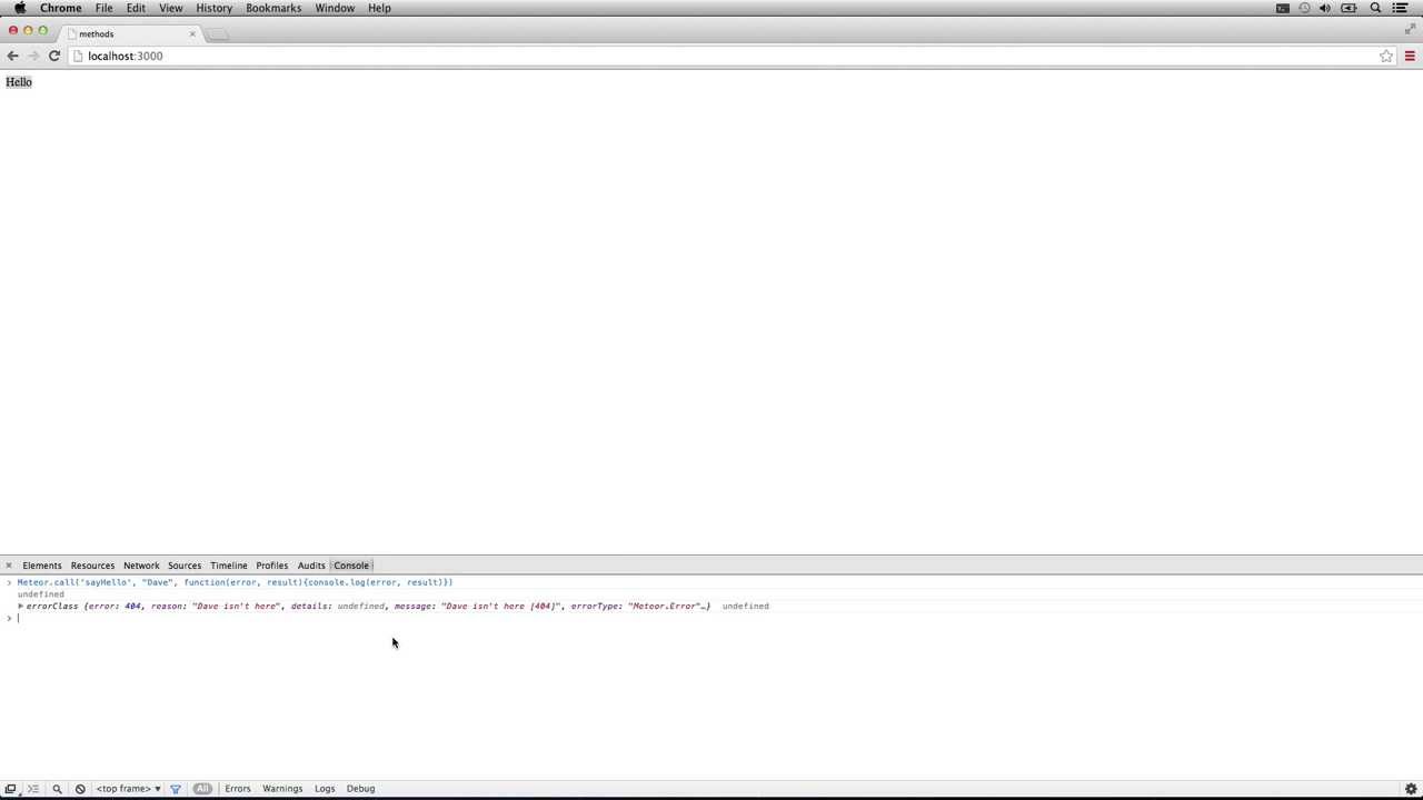 Diving into Meteor.JS - Meteor.methods (Part 15 of 17)