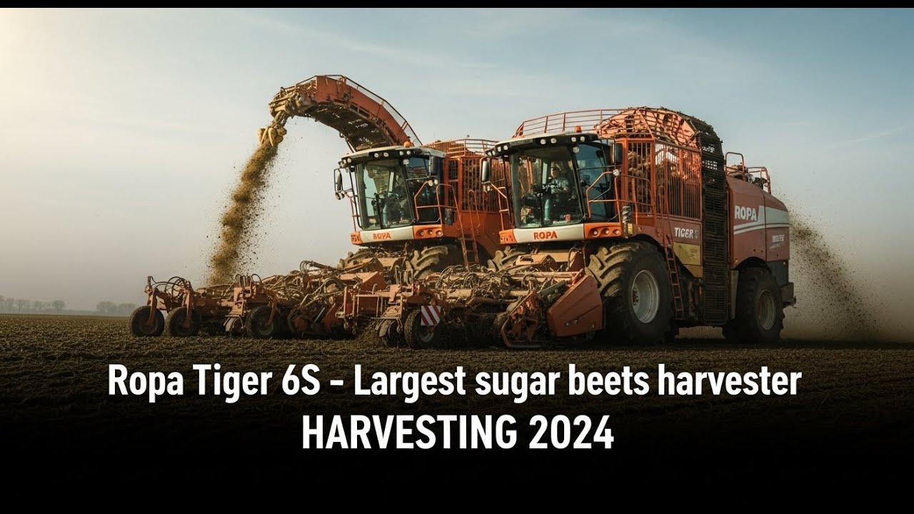 "Ropa Tiger 6S – Largest sugar beet harvester Harvesting 2024"