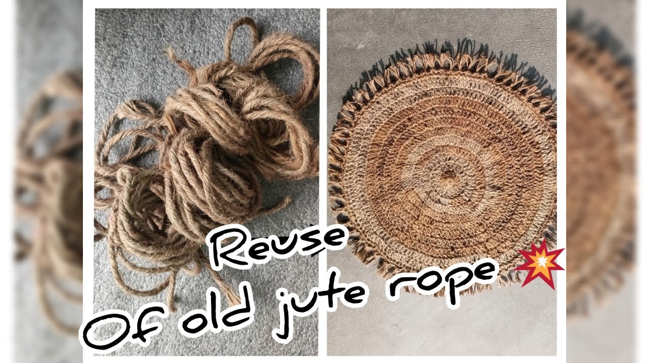 পুরোনো পাটের দড়ি দিয়ে নতুন জিনিস 😱 jute craft  ||  Reuse of old jute rope 🥰