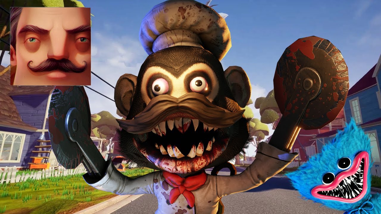 Hello Neighbor - My New Neighbor Chef Monkey (Dark Deception) History Gameplay Walkthrough