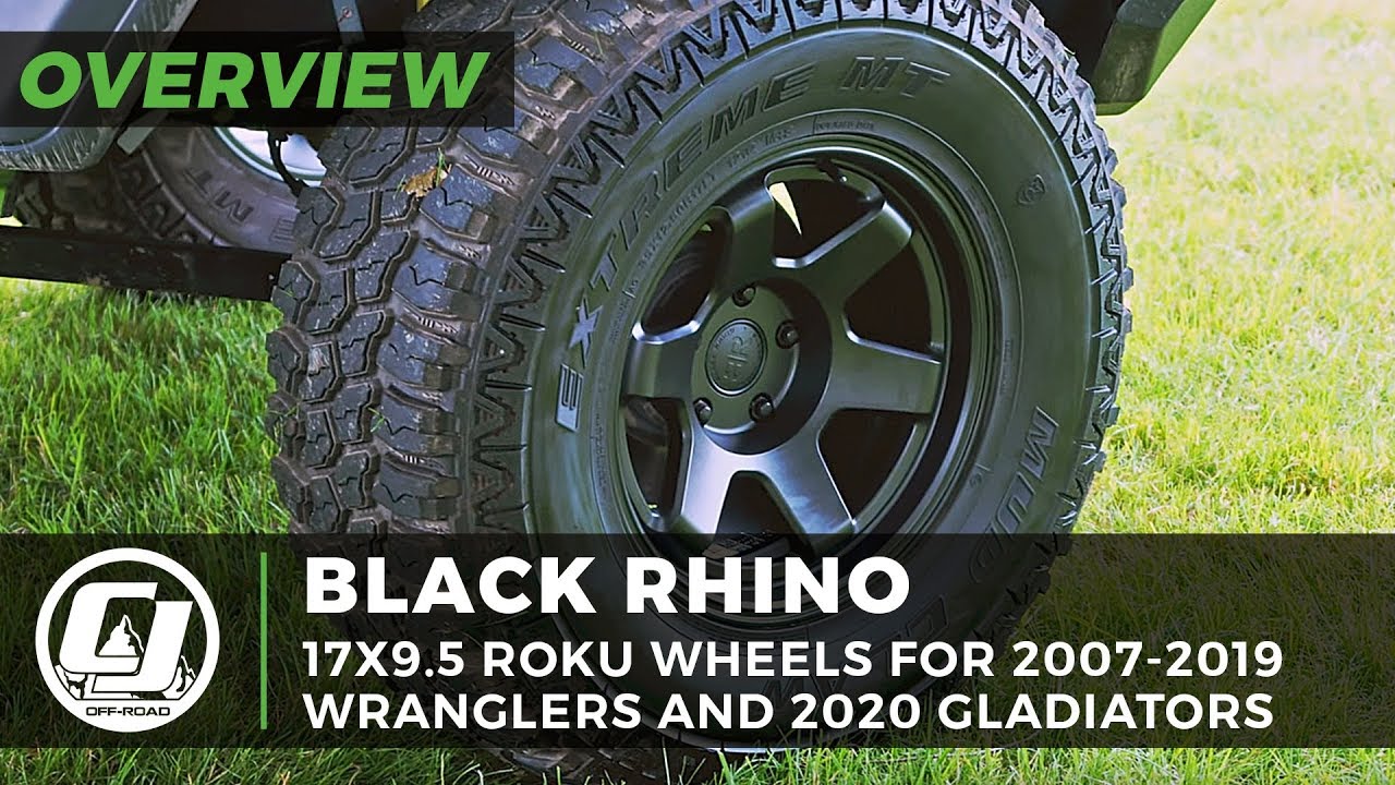 2018-2020 Jeep JL Wrangler Install: Black Rhino Roku Wheels