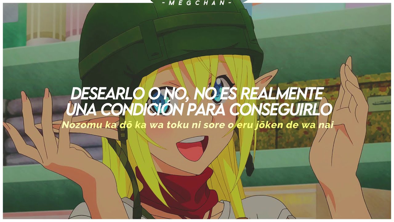 GATE Jieitai Kanochi nite Kaku Tatakaeri OP 2 Full | Sekai wo Koete | Sub Español - Romaji