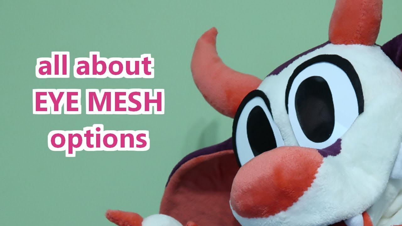 Eye Mesh Options for CharrChan Fursuits