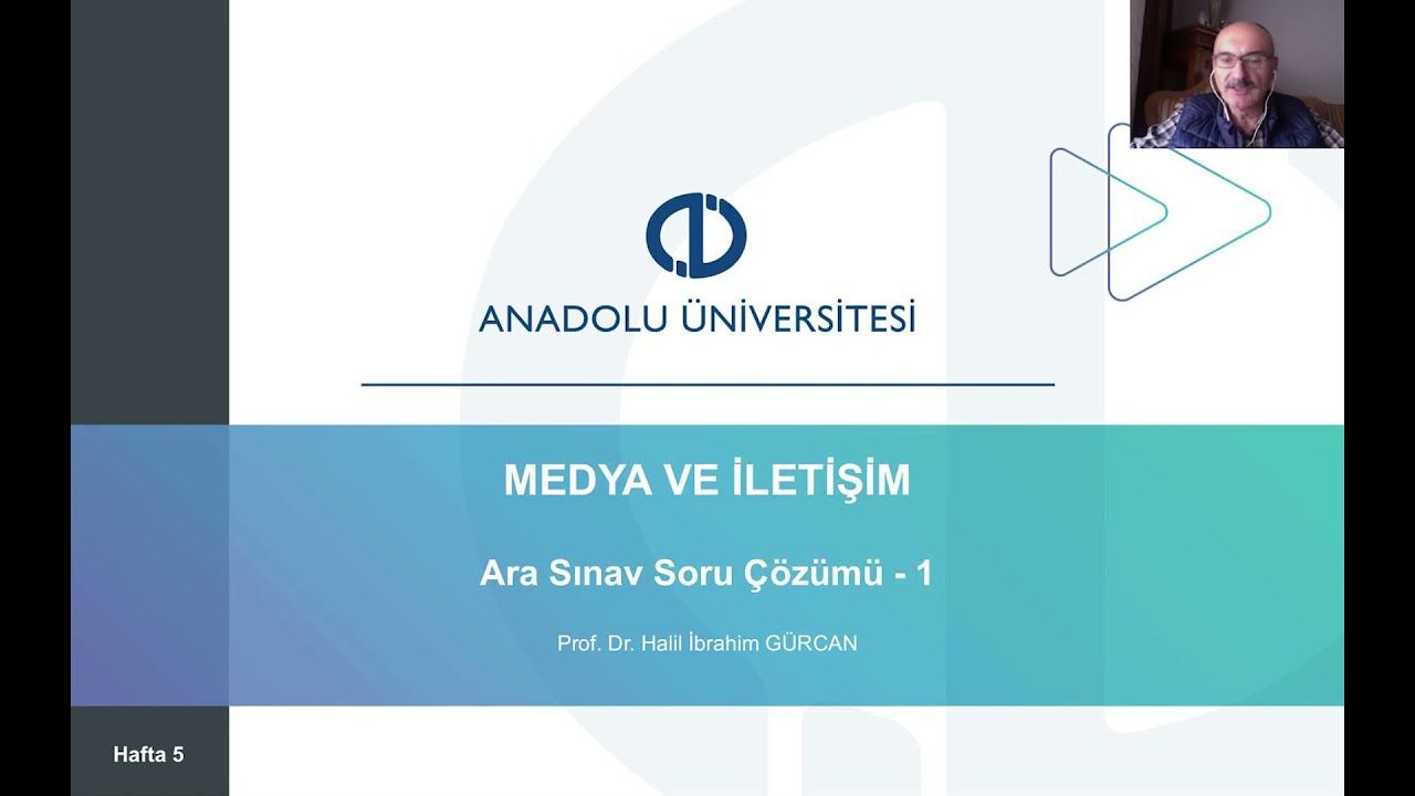 Medya ve İletişim - Ara Sınav Soru Çözümü -1