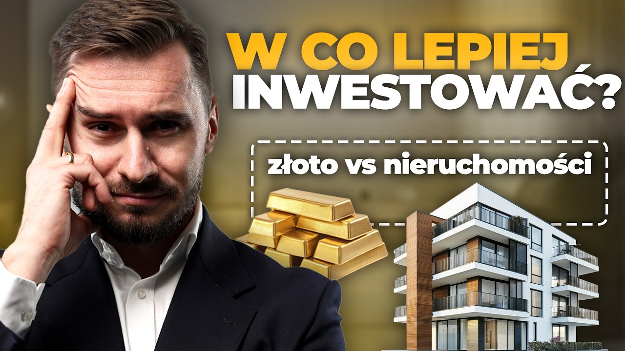 Nieruchomości vs Złoto: Co zarobiło więcej? Betonowe złoto czy sztabki? Analiza danych z 20 lat!