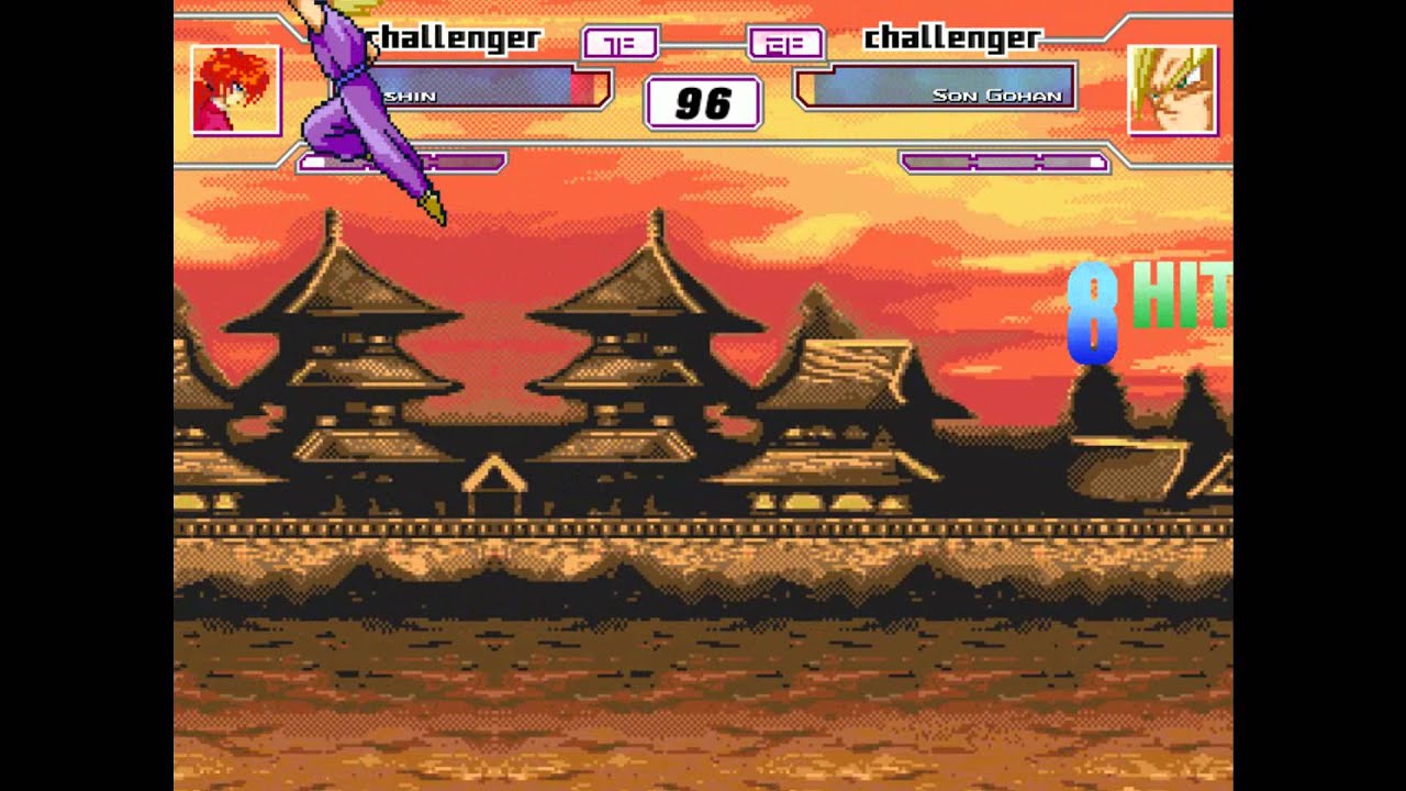 Kenshin Vs.  Gohan and Piccolo