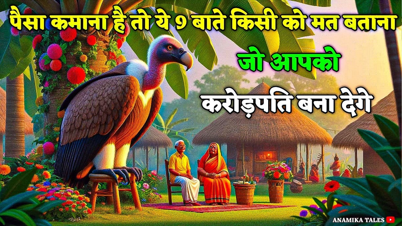 एक गिद्ध ने बताया बहुत पैसा कमाना है तो ये 9 बातें किसी को मत बताना | जो आपको करोड़पति बना देंगे |