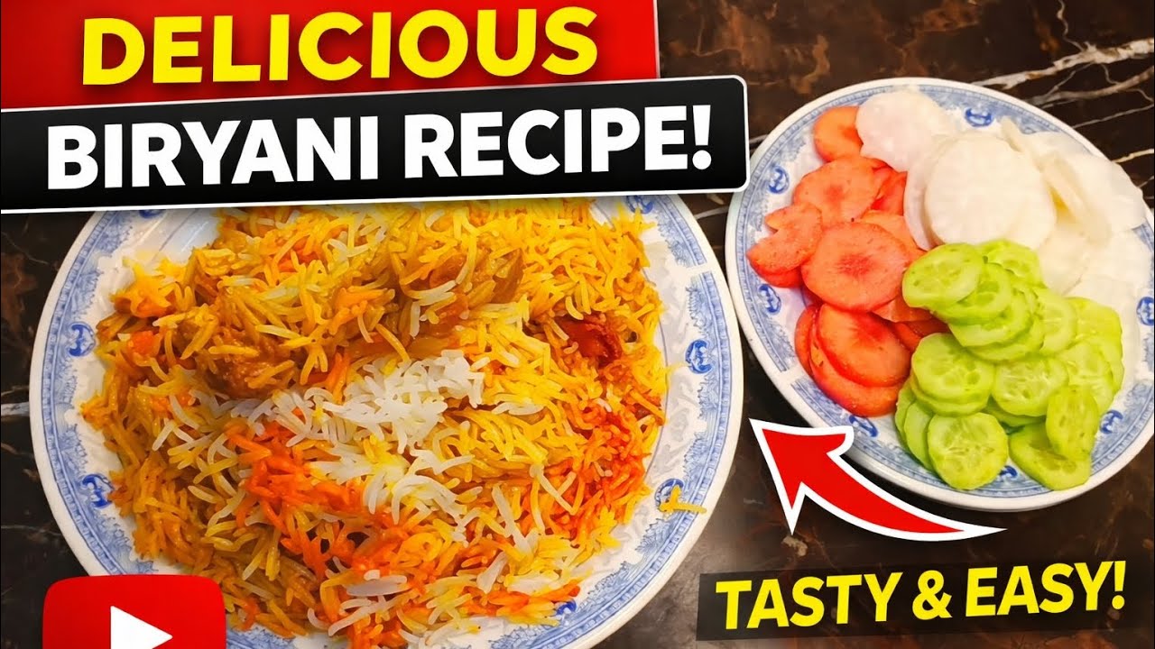 DELICIOUS BIRYANI RECIPE 😋 || FOOD GOOD