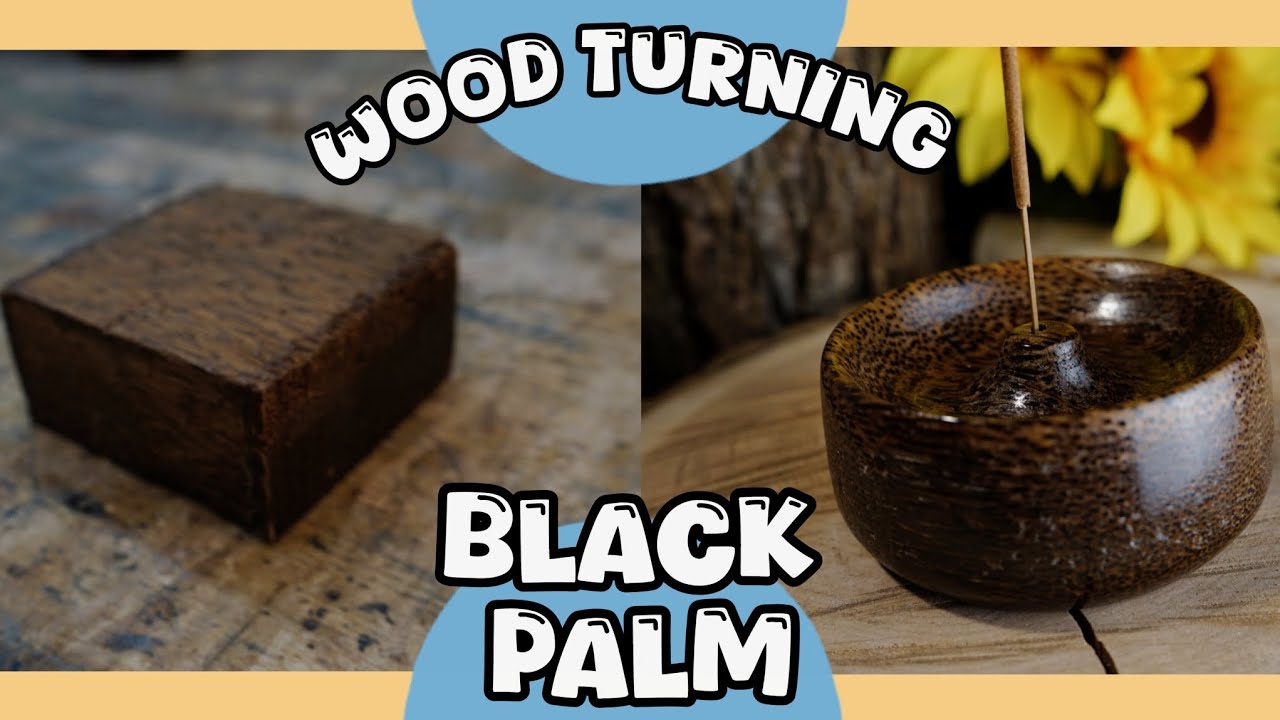Wood Turning Black Palm Wood 