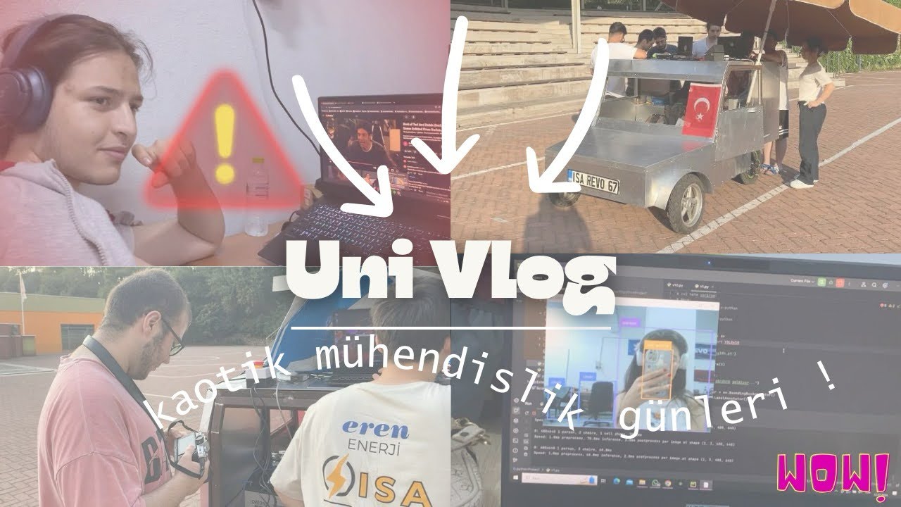üniversite hayatı?! Vlog. Kaotik ekip arkadaşları ile çalışmak, takım odasının bilinmeyenleri