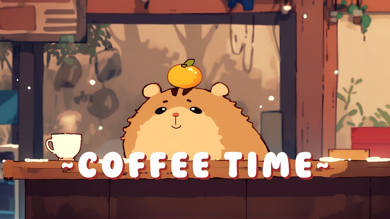 [60 Minutes] 24/7 Capybara Lofi Beats | Cozy Beats for Relaxation 🦫 🌙 📖 | Continuous Mix