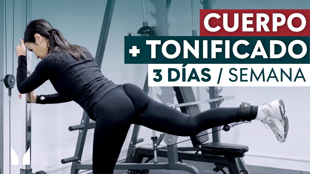 Mejor Rutina de 3 Días Para Mujeres ¡EN GIMNASIO vs SIN PESAS!