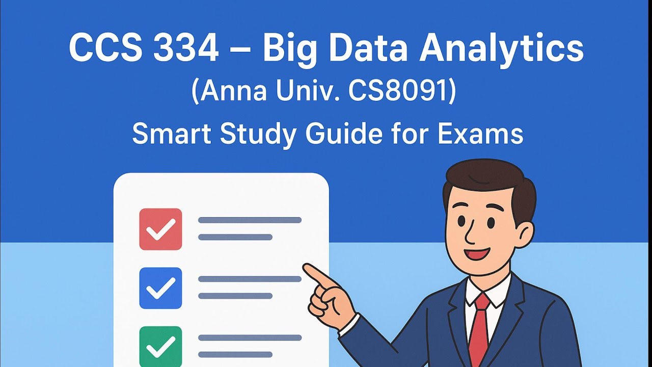 📚Big Data Analytics Made Simple | CCS 334 (Anna Univ CS8091) Exam Guide 2025 | NoSQL, Cassandra.