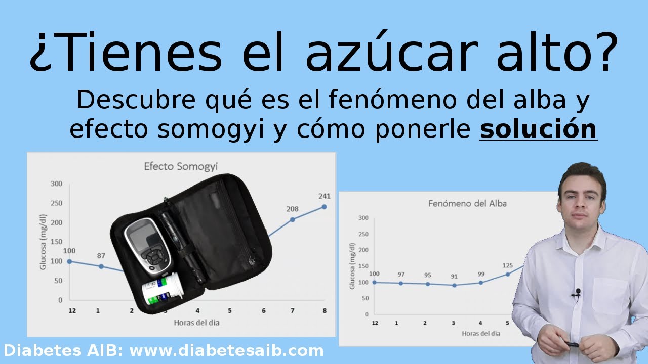 Solución para el azúcar alto por las mañanas. Fenómeno del alba y efecto somogyi | Diabetes AIB