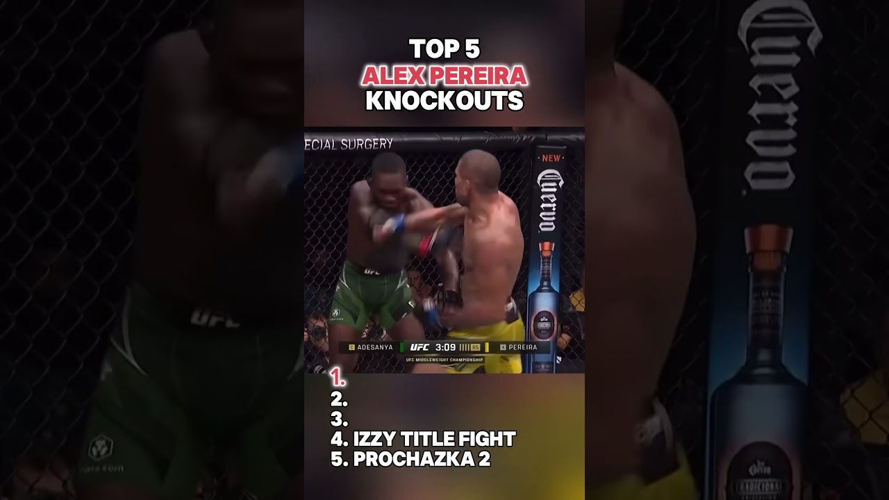 Top 5 Alex Pereira Knockouts | The Fight Club