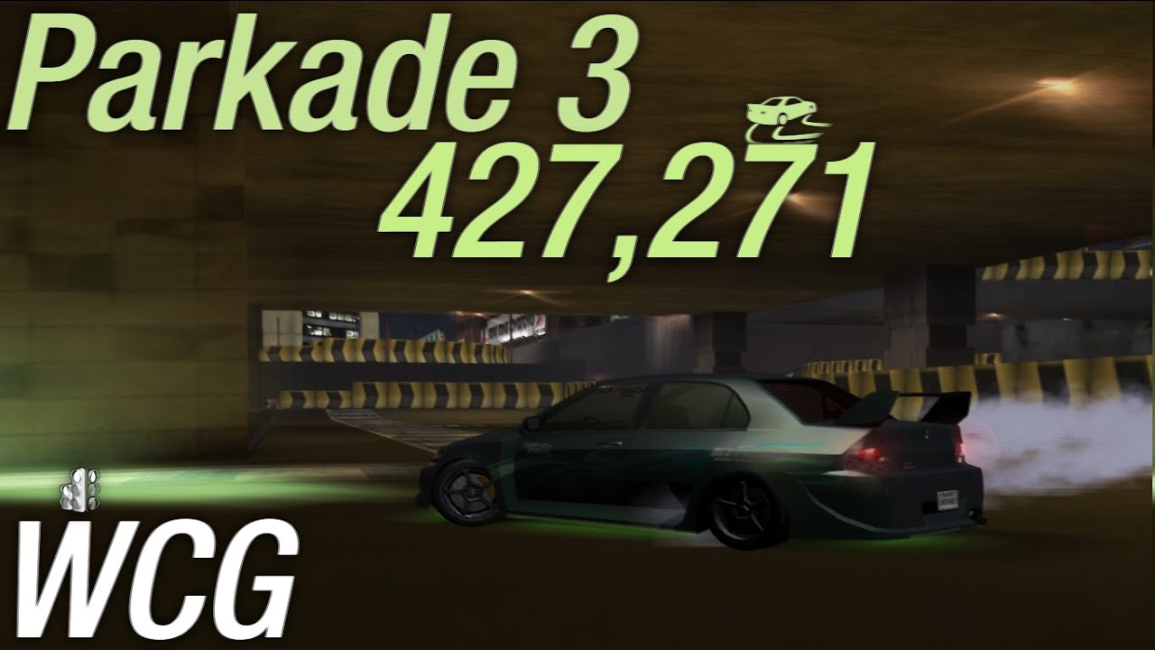 NFS Underground 2 (PS2) | Parkade Drift 3 - 427,271pts (2 laps)