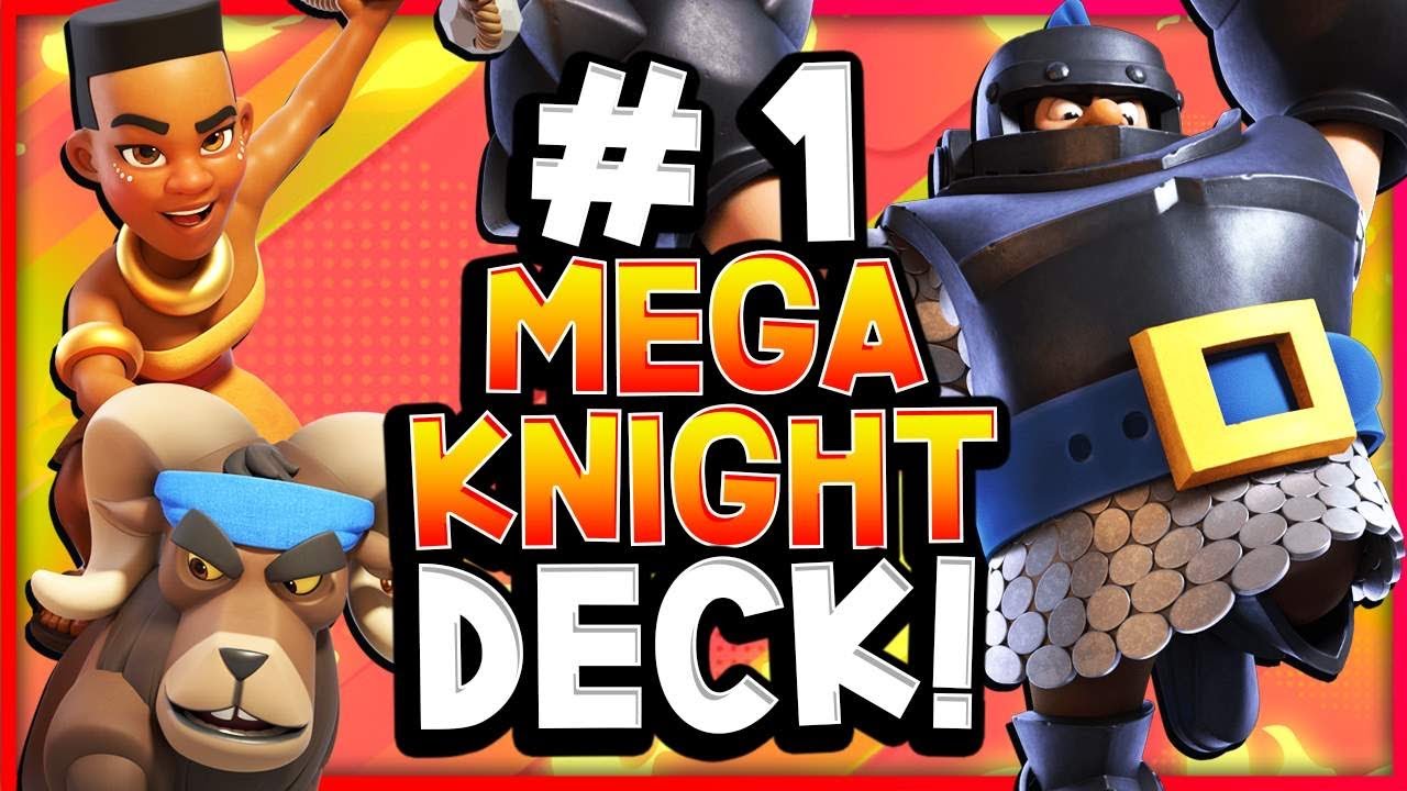 OP MEGA KNIGHT RAM RIDER DECK! - CLASH ROYALE