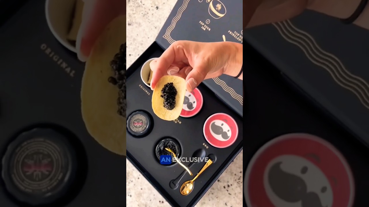 😮&zwj;💨The most expensive chips with caviar #eating #tiktok #world #delicious #tasty #food #shorts