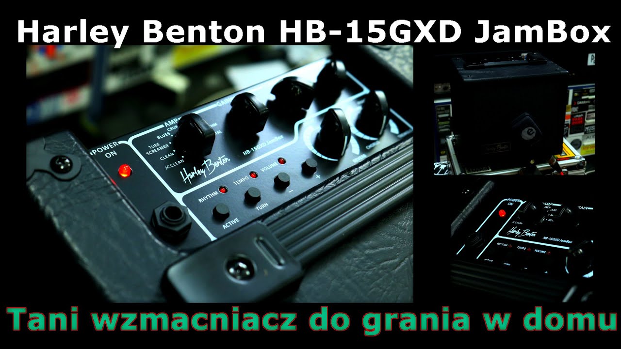 Harley Benton HB15GXD JamBox - mały tani wzmacniacz do grania w domu - FOG