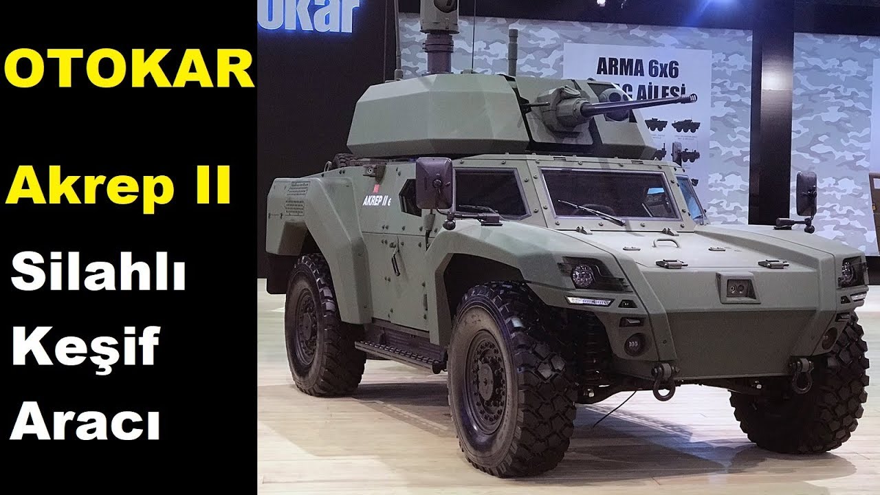 Otokar Akrep II 4x4 Elektrikli Zırhlı Aracını Tanıyalım