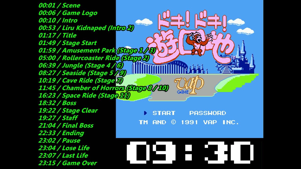 Nes Doki! Doki! Yuuenchi Soundtrack