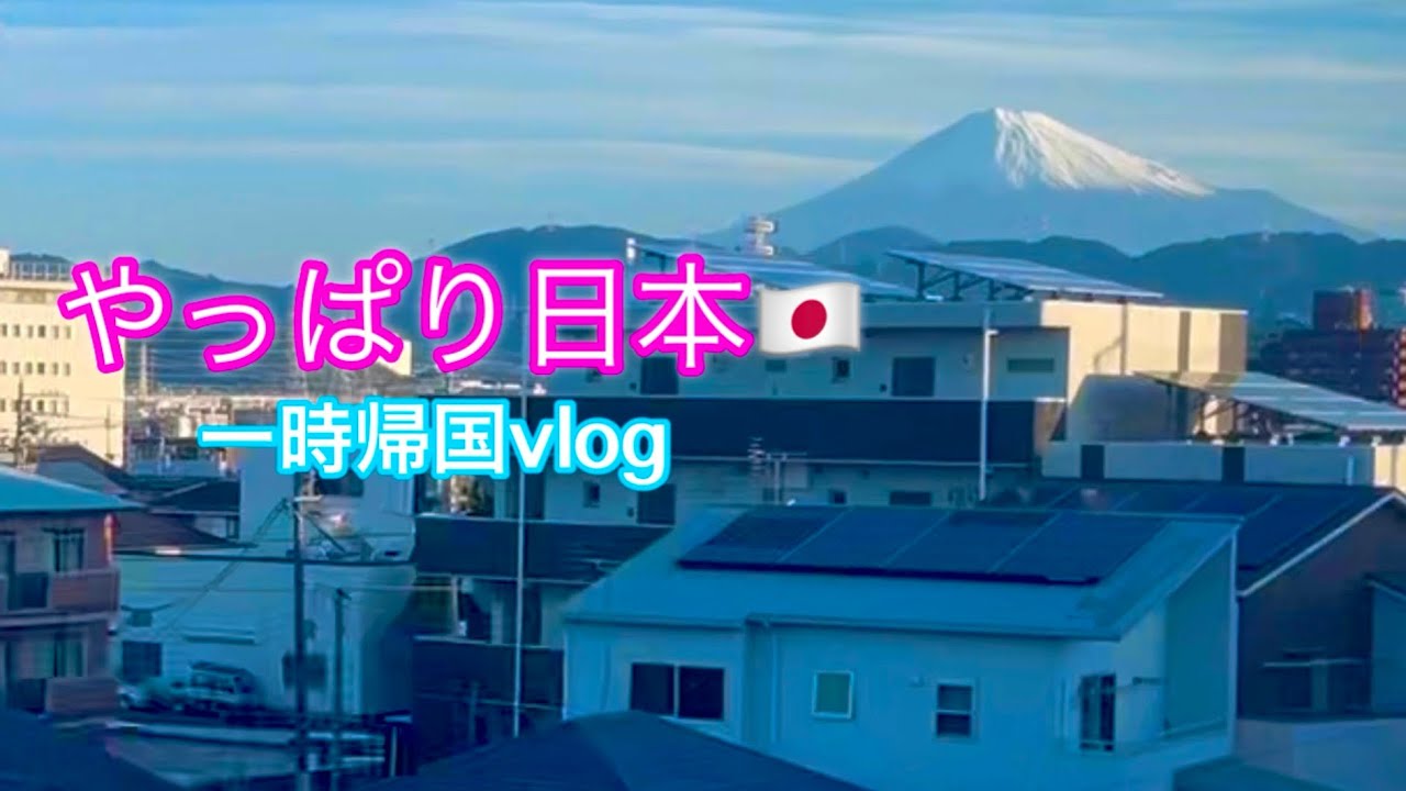 一時帰国Vlog｜日本で感じた落ち着く時間と小さな旅