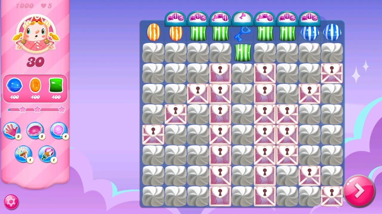 Candy Crush Saga LEVEL 1000 NO BOOSTERS (new version)🔄✅