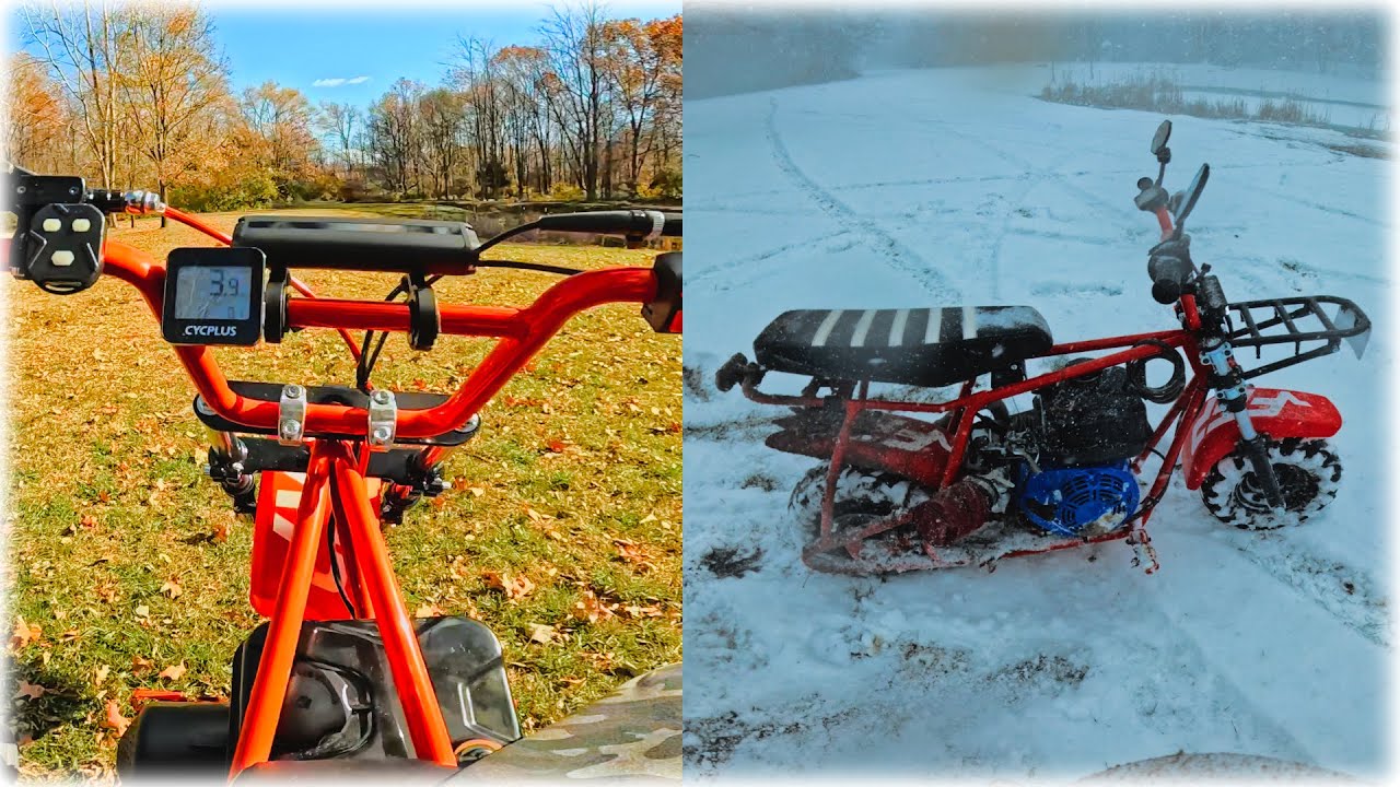FRP GMB100 POV: Multiple Weather Conditions Ride: Supercut #minibike