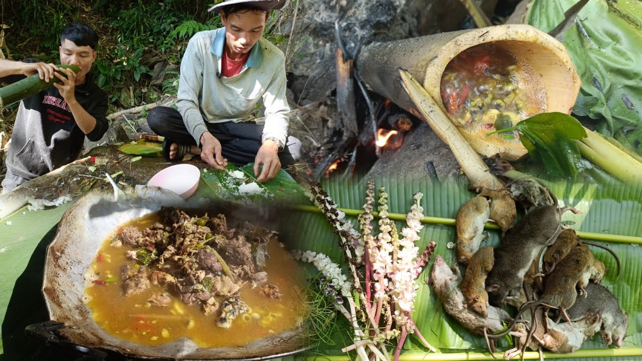 The Karen people's bitter rat stew by the stream is delicious.