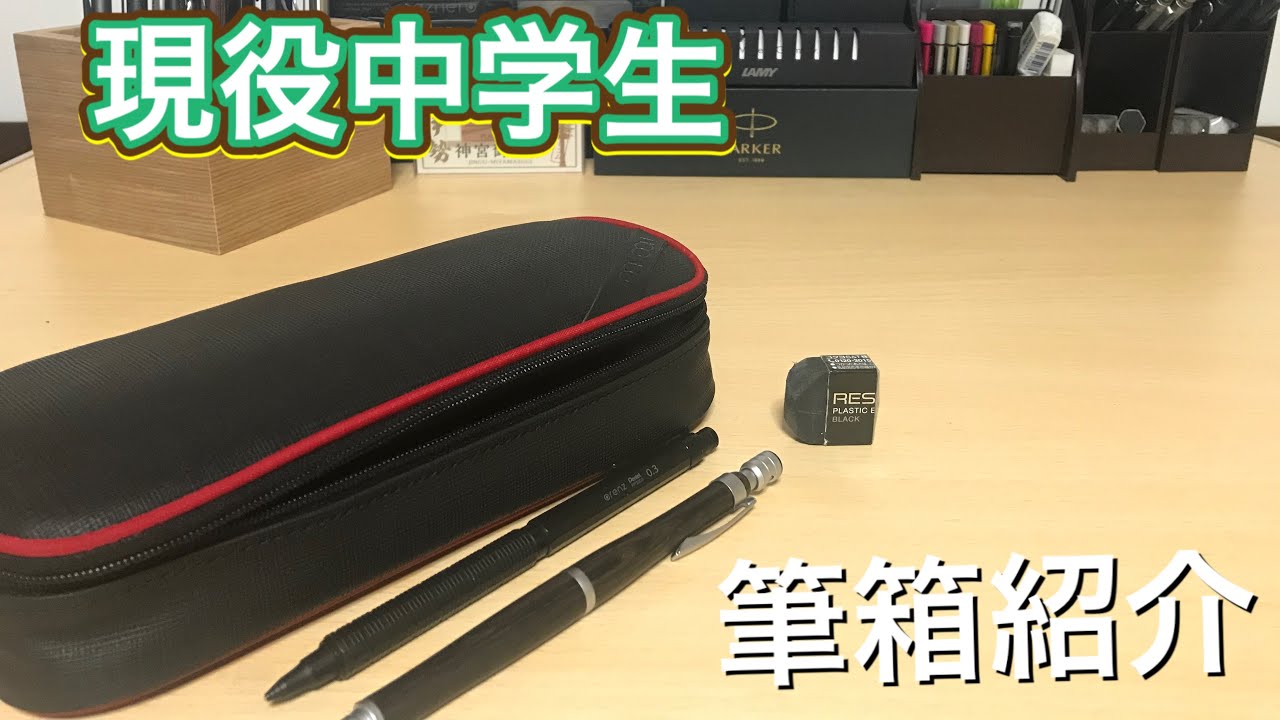 【筆箱紹介】現役中学生の筆箱紹介【LOONLOON660レイニーペンケース】