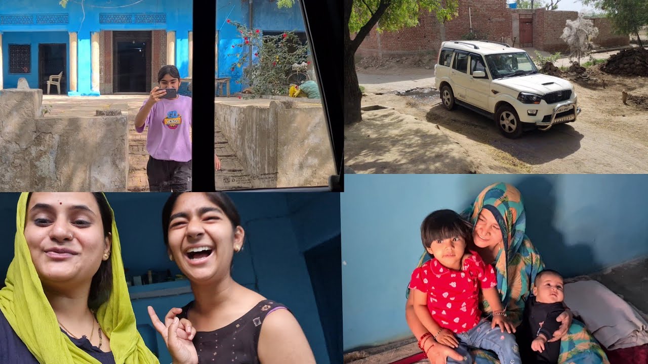 Hum bhi Pahuch gye gaon 😍|| Snappy girls || @THEROTT || #vlog #vlogger #vlogs ||