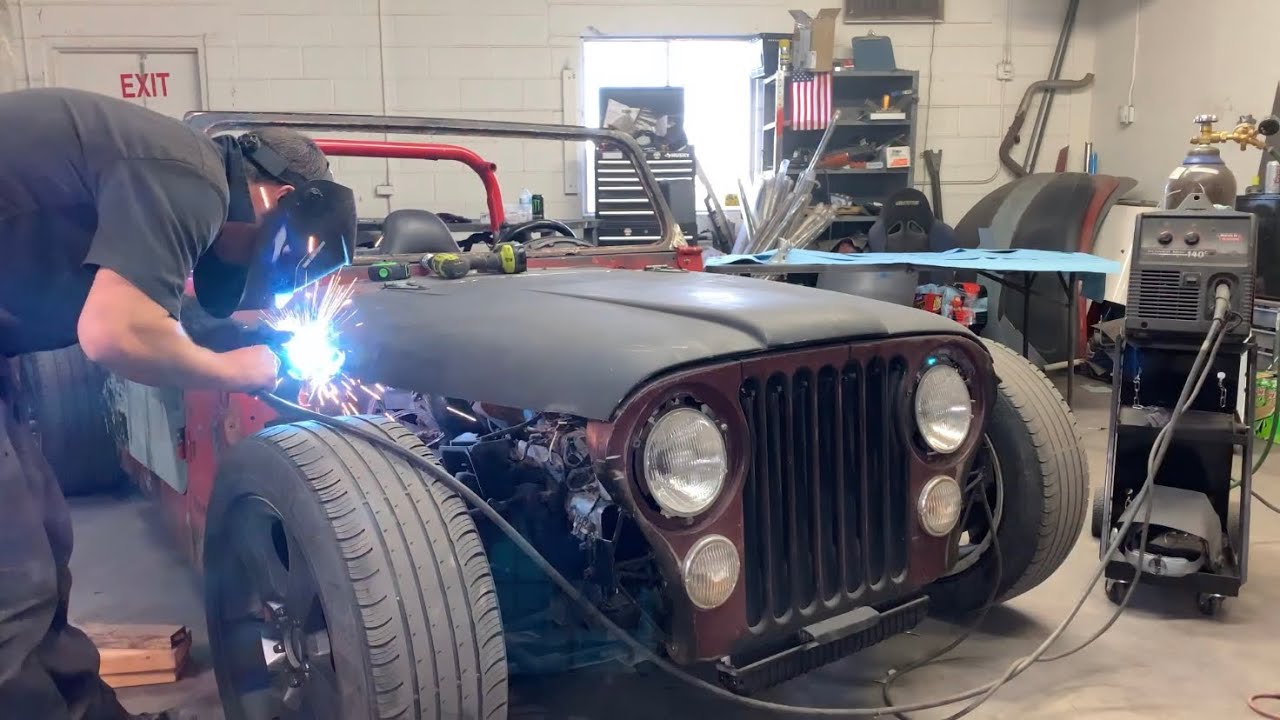 Corvette Chassis Jeep Rod is Starting to Look Spicy 🌶