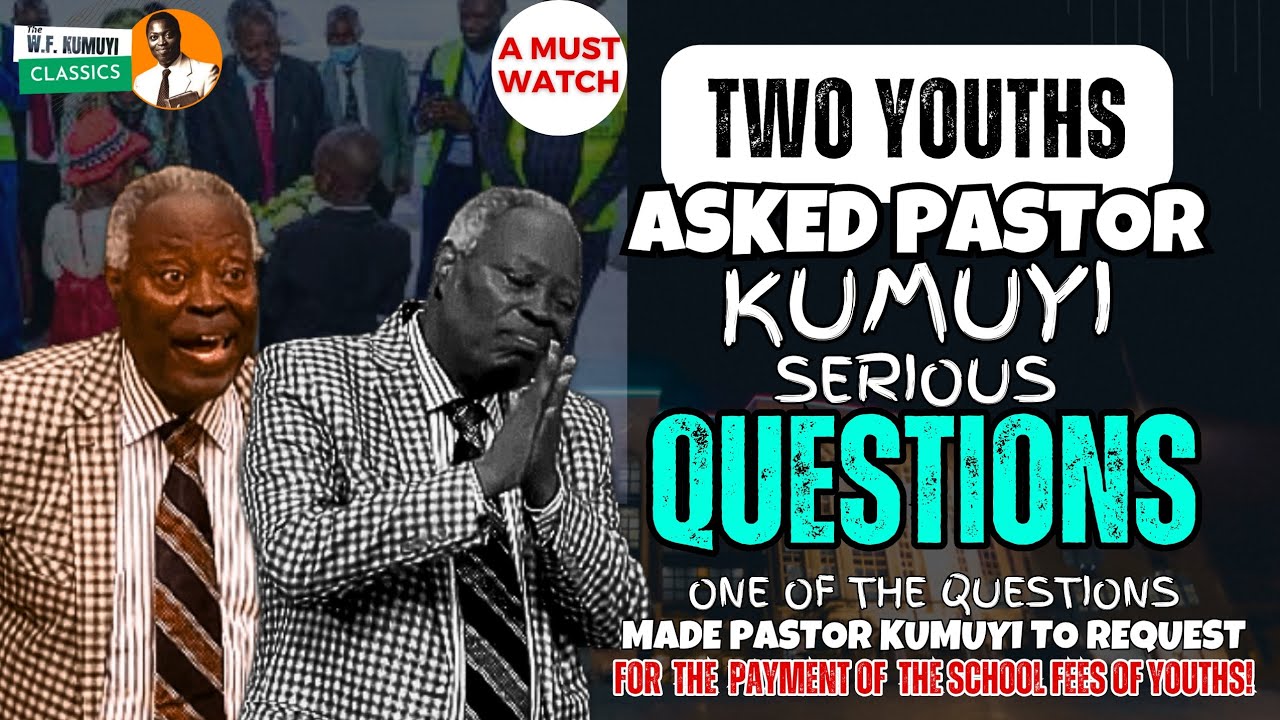 TWO YOUTHS Asked Pastor Kumuyi Serious Questions || SEE WHAT HAPPENED || The W.F. Kumuyi Classics