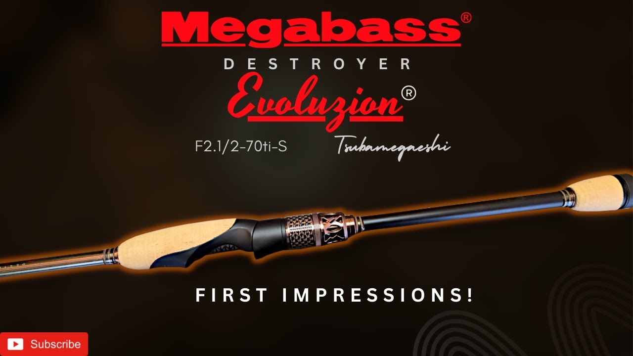 Спиннинговое удилище Megabass DESTROYER EVOLUZION - Tsubamegaeshi!! (Первое впечатление!!)