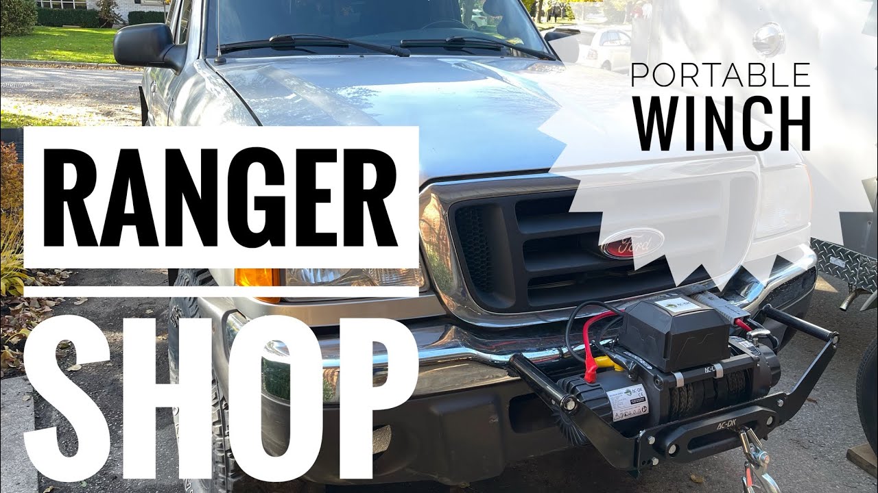 Лебедка Ford Ranger/Передняя навеска - Установка
