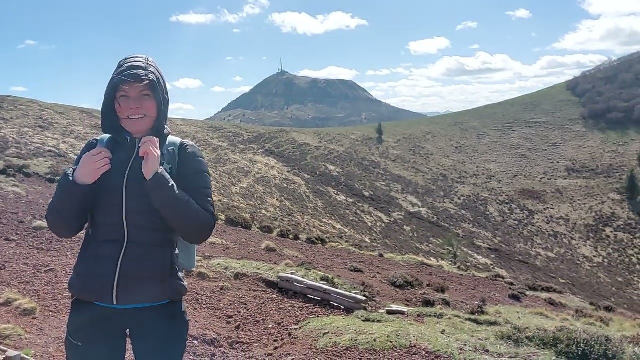 Trop de vent pour Faire une Photo sur Le Puy Pariou #Auvergne #volcan 