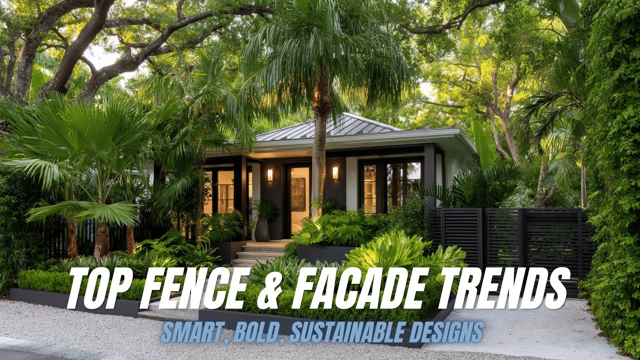 Top Garden Fence & Facade Trends 2025: Modern Styles, Smart Materials & Bold Exterior Ideas