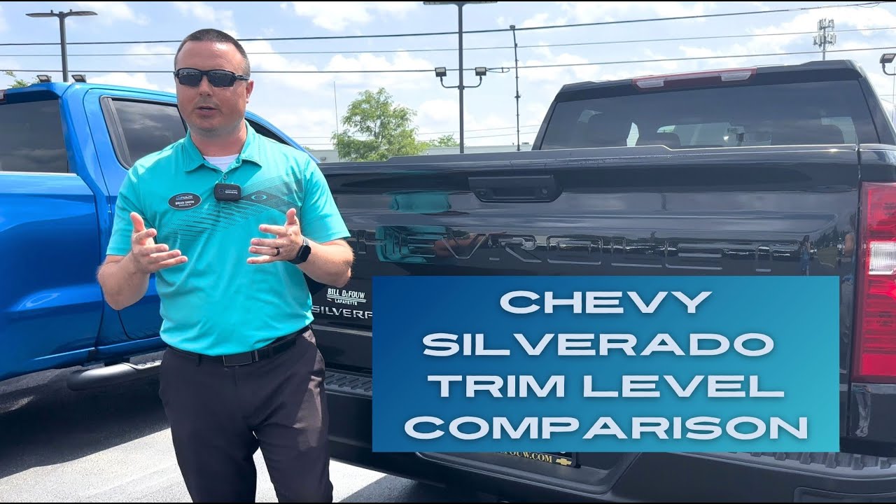 Chevy Silverado Trim Level Comparison - WT, Custom, LT, RST, LT Trail Boss, & LTZ