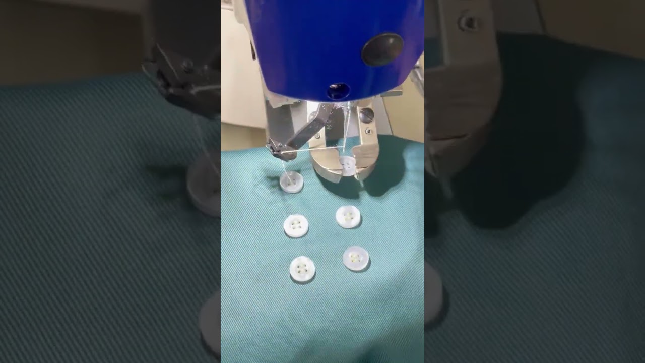 「The New Era of Buttoning」AI Precision &times; 1-Second FasteningHands-Free, Zero Error #machine #sewing