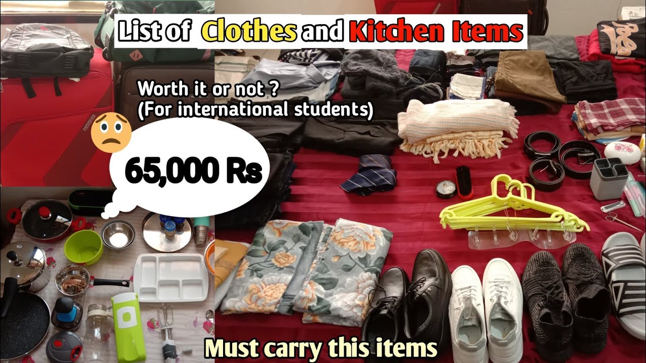 Canada packing list for students | What to pack for Canada | Items to carry for Canada from india |