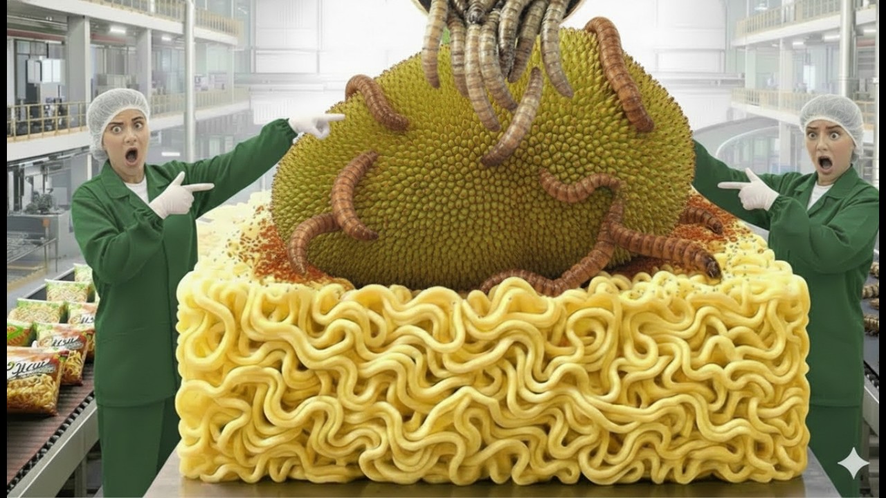 Inside factory: How Jackfruit is Made Into Delicious Dried Snacks ( Full Process ) #factoryprocess