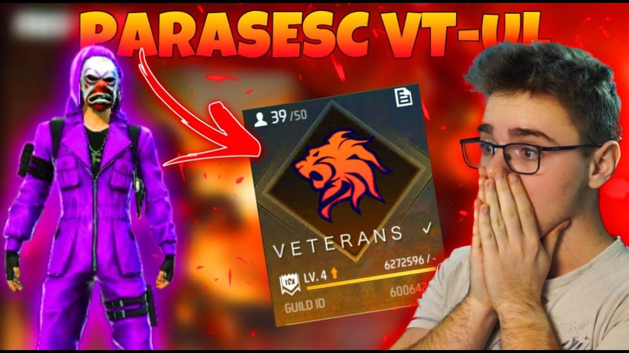 🔴 PARASESC VETERANS-UL SI IMI FAC PROPRIUL GUILD! | FREE FIRE ROMANIA
