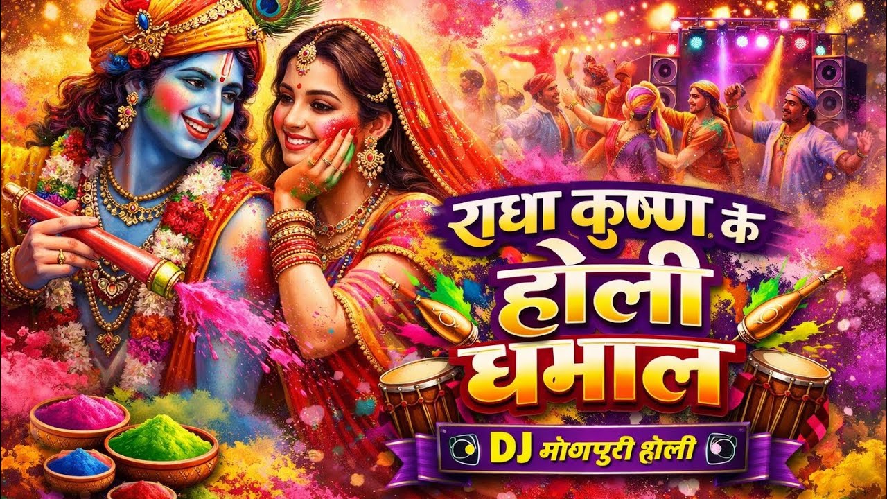 Radha Krishna ke Holi Dhamal | Bhojpuri Holi Song 2026 | Manohar Official 825 
