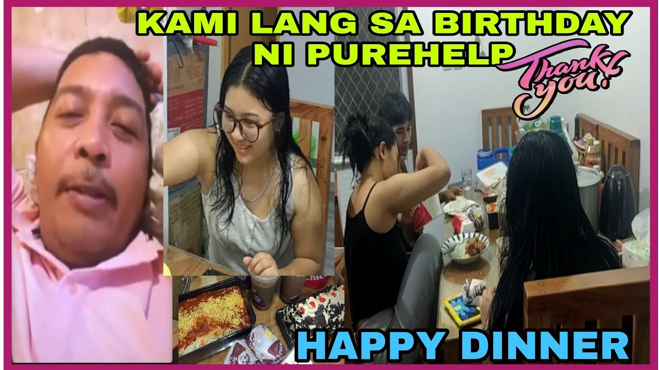 KAMI LANG MAG IINA SA BIRTHDAY NI PUREHELP SALAMAT TITA IMELDA 