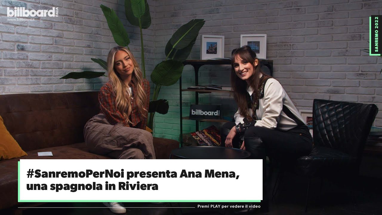 #SanremoPerNoi presenta Ana Mena, una spagnola in riviera