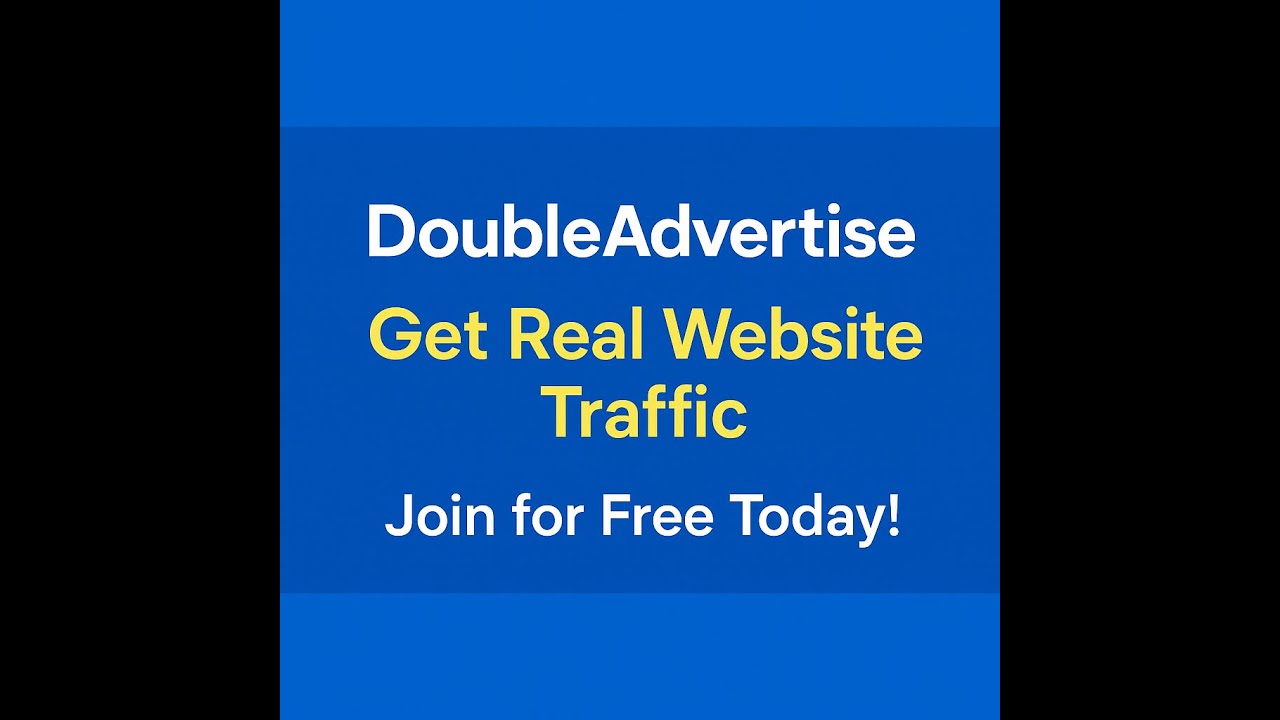 How DoubleAdvertise Works &mdash; Easy Website Traffic Exchange