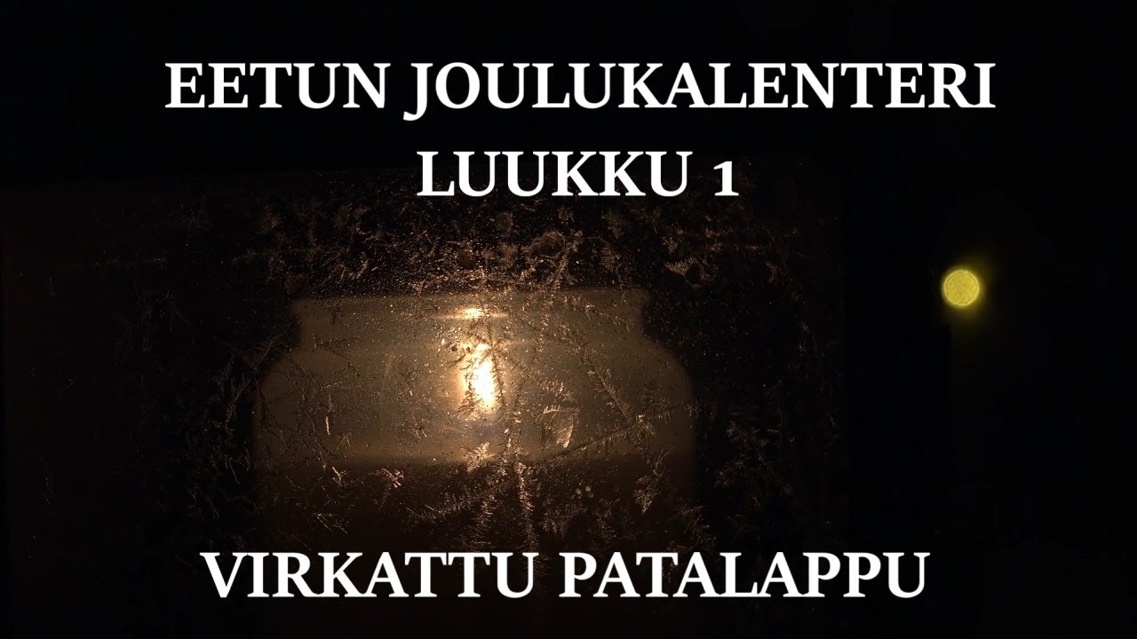 Eetun joulukalenteri : Luukku 1  virkattu patalappu